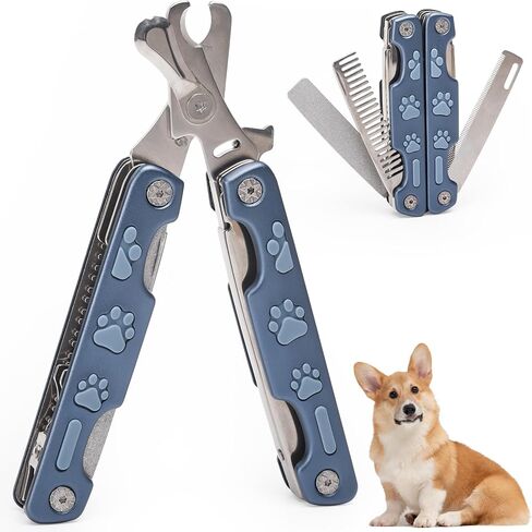 Dog Nail Clipper,4 in 1 Multifunction Pet Nail Clippers Heavy Duty Metal Dog Nail Trimmers Perfect for Large, Medium and Small Breed – Dog Nail Trimmers Designed for Thick Toenails in Saudi Arabia