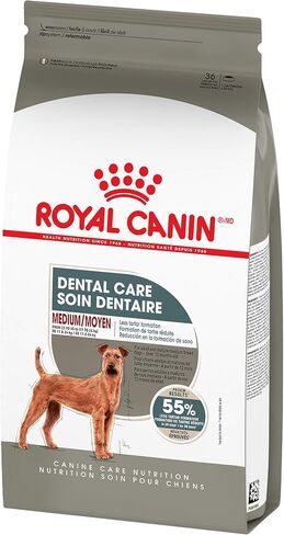 Royal Canin Medium Dog Dental Care Dry Dog Food, 28 lb bag in Saudi Arabia