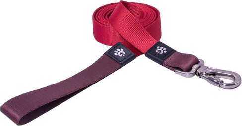 Dog Leash, Eco-Friendly Recycled Polyester Webbing | Soft Hypoallergenic, Durable Metal Swivel Hook, Collar Attachable, 5.2 ft Length | Size M, Dark Sea in Saudi Arabia