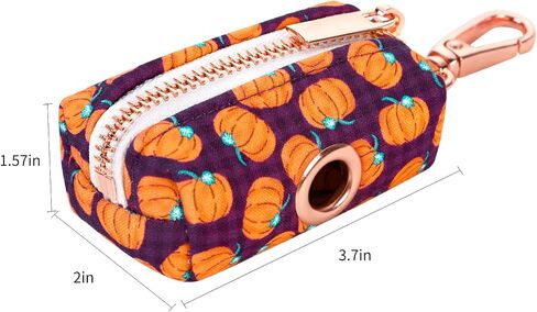 Lionet Paws Cute Dog Poop Bag Holder with Dog Poop Bag for Leash, Cotton Dog Bag Dispenser, Matching Halloween Dog Collar in Kuwait