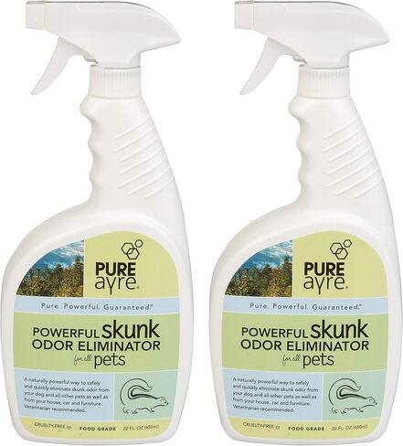 – Skunk and Pet Odor Eliminator – All-Natural Plant-Based - Pure, Powerful, and Completely Safe – 22 Ounces (2 PACK) in Kuwait