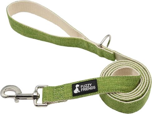 Dk Green Hemp Dog Leash. Chemical Free, Environmental Friendly, Great for Sensitive Skin or Allergies. Made of Sustainable Hemp with no Harsh Dyes or Chemicals in Saudi Arabia