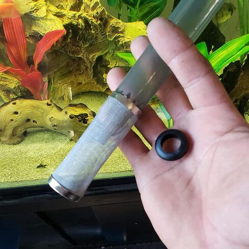 12mm Stainless Steel Aquarium Inflow Inlet Filter Aquarium Filter Intake Cover Fish Shrimp Mesh Net Filter Guard Fish Tank Intake Strainer Cover in Kuwait