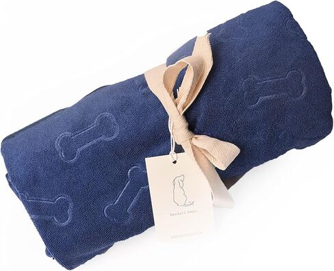 Dog Hooded Bathrobe - Premium Microfiber Quick Drying Pet Towel for Swim Bath & Beach Trips. Luxury & Soft for Pets of all Breeds and Sizes in Saudi Arabia
