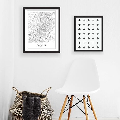 Austin Map Print City Maps of Austin Art Print Map Poster Texas Map Texas Black White Map Wall Art Map Modern Minimalist Wall Art Scandinavian Art City Map Poster 18x24 Unframed Wall Print in Saudi Arabia