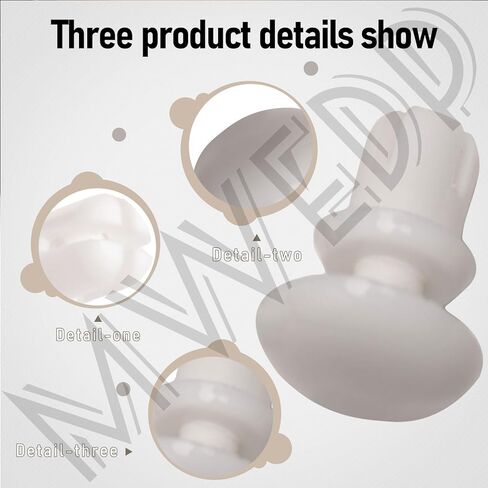 WB03X27704 WB02X10997 زر قفل الميكروويف / دبوس زر القفل متوافق مع غطاء الدليل الموجي للميكروويف GE، يستبدل AP6783280، 4813990، PS12582530، WB03X27704CM in Kuwait