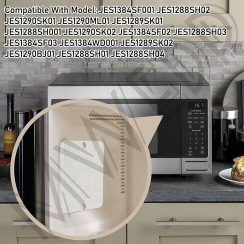 WB03X27704 WB02X10997 زر قفل الميكروويف / دبوس زر القفل متوافق مع غطاء الدليل الموجي للميكروويف GE، يستبدل AP6783280، 4813990، PS12582530، WB03X27704CM in Kuwait