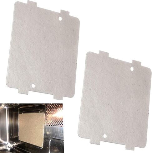 مجموعتان WB39X10034/262100100006 (3-7/8 × 4-1/4 بوصة) غطاء دليل الموجي لميكروويف جنرال إلكتريك GE CEB1590SJ1SS CEB1599EL1DS CEB1599ELDS in Kuwait