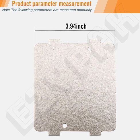 مجموعتان WB39X10034/262100100006 (3-7/8 × 4-1/4 بوصة) غطاء دليل الموجي لميكروويف جنرال إلكتريك GE CEB1590SJ1SS CEB1599EL1DS CEB1599ELDS in Kuwait