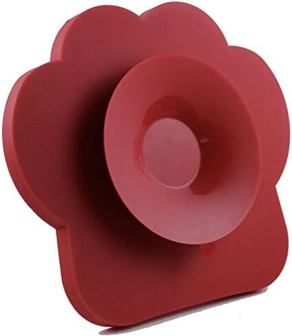 New for Dogs - The Original Dog Bath Toy - Makes Bath Time Easy, Just Spread Peanut Butter and Stick (Red) in Saudi Arabia