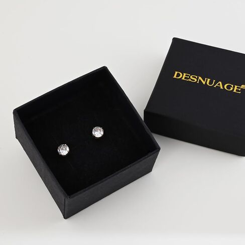 Cubic Zirconia Stud Earrings Gold Studs Earrings for Women Diamond Earrings Hypoallergenic Earrings Gold Earrings for Women in Saudi Arabia