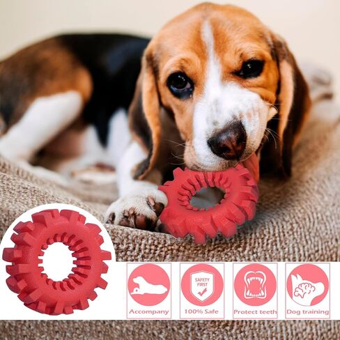 Dog Toys for Aggressive Chewers/Dog Chew Toys/Tough Dog Toys/Heavy Duty Natural Rubber Tire Toy/Durable Toys for Small Medium and Large Dogs Breed to Keep Them Busy in Saudi Arabia