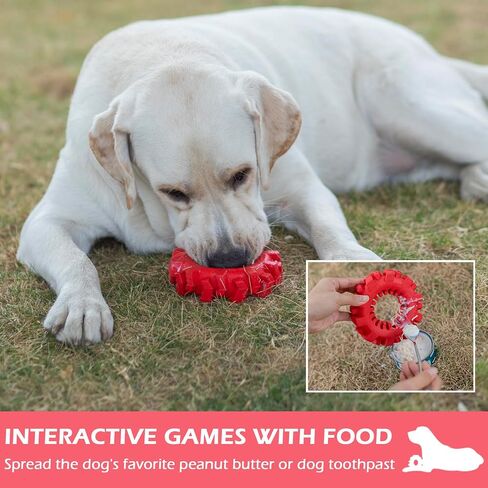 Dog Toys for Aggressive Chewers/Dog Chew Toys/Tough Dog Toys/Heavy Duty Natural Rubber Tire Toy/Durable Toys for Small Medium and Large Dogs Breed to Keep Them Busy in Saudi Arabia