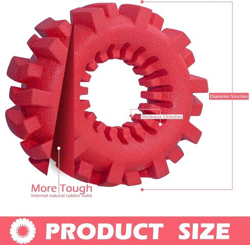 Dog Toys for Aggressive Chewers/Dog Chew Toys/Tough Dog Toys/Heavy Duty Natural Rubber Tire Toy/Durable Toys for Small Medium and Large Dogs Breed to Keep Them Busy in Saudi Arabia