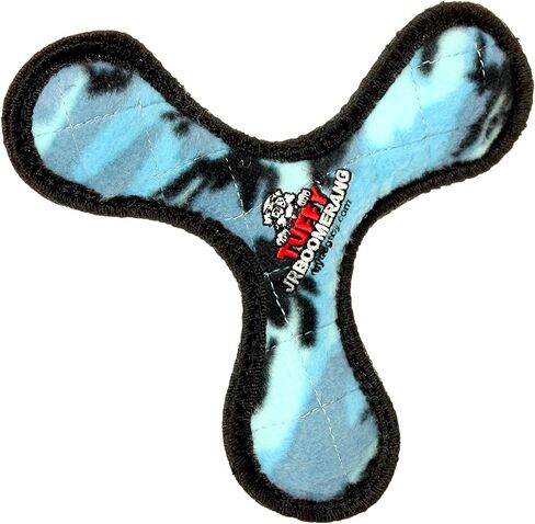 TUFFY - لعبة World's Tuffest الناعمة للكلاب - لعبة Boomerang - أصوات زقزقة - طبقات متعددة. مصنوعة متينة وقوية وصعبة. لعب تفاعلي (الشد والقذف والجلب). يمكن غسلها في الغسالة وتطفو (للصغار، عظمة صفراء) in Kuwait