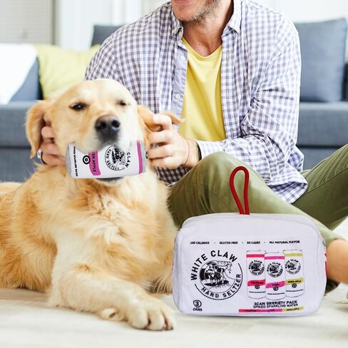 3 Pieces of Beer Bottle Newest Dog Chew Happy Plush Toy, Keep Puppy Busy Funny Squeaks Suitable All Breed Sizes Two Best Gifts in Saudi Arabia