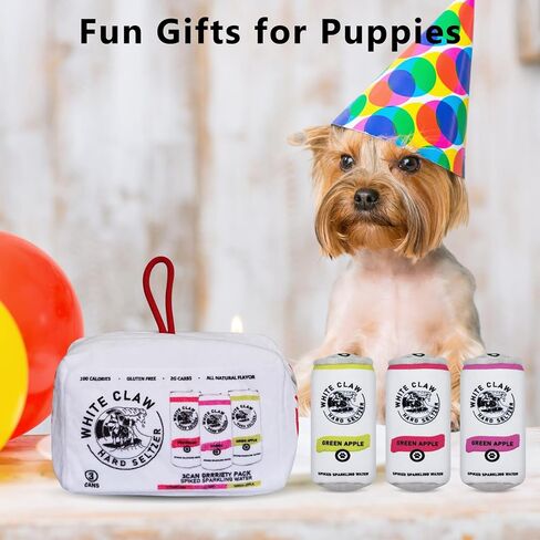 3 Pieces of Beer Bottle Newest Dog Chew Happy Plush Toy, Keep Puppy Busy Funny Squeaks Suitable All Breed Sizes Two Best Gifts in Saudi Arabia