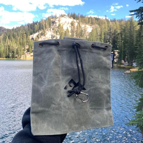 أساسيات الغابة™ Artisan Forager Pouch™ | حقيبة أدوات البحث عن الطعام ذات الخصر القابل للطي المصنوعة يدويًا من القماش المشمع، حقيبة، حزمة | Bushcraft والمشي لمسافات طويلة والتخييم ومشي الكلاب | هدية مدى الحياة لتذكرها! in Saudi Arabia