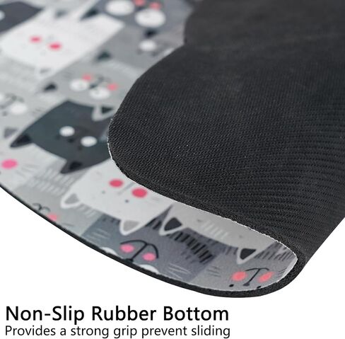 Cat Food Mats for floor, Cat Water Bowl Mats Pet Feeding Absorbent Mat Cat Placemats for Food and Water Grey Small 17.7 * 9.8 inch in Saudi Arabia