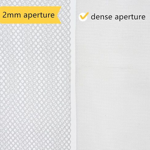 20 قطعة من أكياس وسائط فلتر حوض السمك من مي تينغ، أكياس شبكية رفيعة من النايلون مع سحاب، مقاس 5.9 × 7.8 بوصة (15 × 20 سم) in Kuwait