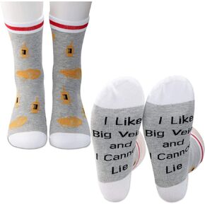 PXTIDY 2 PAIRS Phlebotomy Socks Phlebotomist Gift I Like Big Veins Novelty Socks Phlebotomy Technician Nurse Gifts