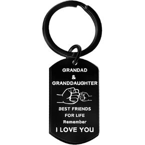 malyunin Grandad Gifts Grandad Keychain Grandfather keyring Grandpa Key chain for Christmas Grandad Birthday Gifts