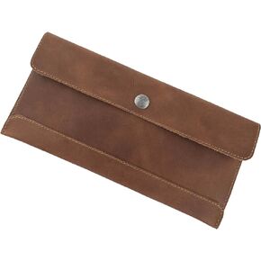 Hide & Drink, Travel Wallet Handmade from Full Grain Leather - Single Malt Mahogany