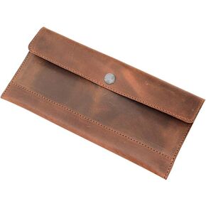 Hide & Drink, Travel Wallet Handmade from Full Grain Leather - Single Malt Mahogany