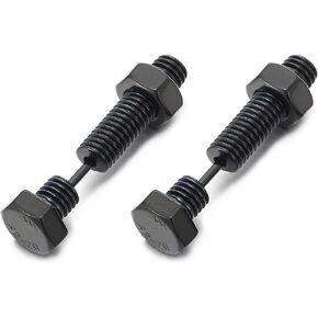 Men Women Hexagon Screw Head Stud Earrings, Steel Cheater Fake Ear Plugs Gauges Illusion Tunnel