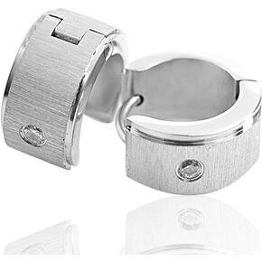 Earrings for Men,Trendy Stud Earrings,Boys Stainless Steel Earrings for Men,Small Men's Earrings,Jewellery For Male,Fashion Hoop Earrings in Saudi Arabia