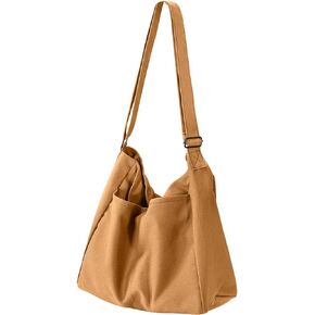 Canvas Crossbody Bag Canvas Bag Crossbody Tote Bag for Women and Men Messenger Bag for School Hobo Crossbody Bag