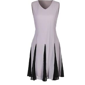 VIJIV Women's Flapper Dresses 1920s Gatsby V Neck Sleeveless Chiffon Cocktail Dress for Evening Party
