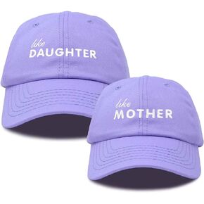 DALIX Mommy and Me Embroidered Hats Dad Caps Like Mother Like Daughter Hat