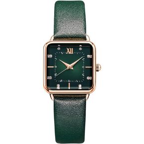 TIME100 Women's Watches for Ladies Female Wrist Watch Leather Band Waterproof Thin Minimalist Casual Simple Dress Quartz Analog Watch