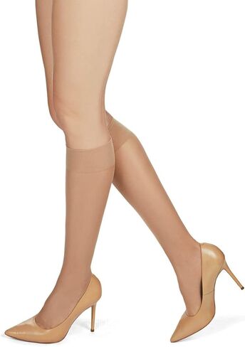 MeMoi Women's Light Support Sheer Knee High Trouser Sock in Saudi Arabia