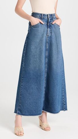 FP Movement Women's Come As You are Denim Skirt in Kuwait