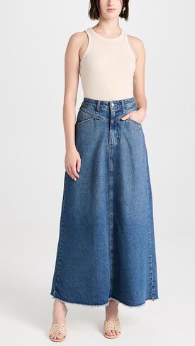 FP Movement Women's Come As You are Denim Skirt in Saudi Arabia