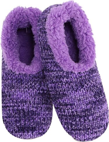 Snoozies Womens Slipper Socks - Cozy Slippers for Women - Fuzzy House Slippers for Indoor Use - Soft Sole Slippers - Space Dye Chenille in Saudi Arabia