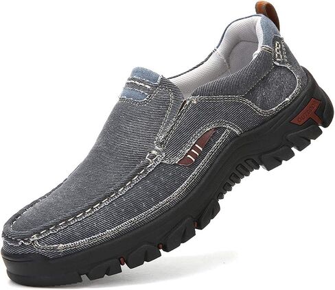 أحذية Venshine الرجالية المصنوعة من القماش بدون كعب كاجوال للمشي والقيادة على شكل قارب in Kuwait
