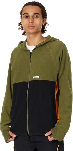Volcom Polar Fleece Hooded Full Zip Military MD in Saudi Arabia