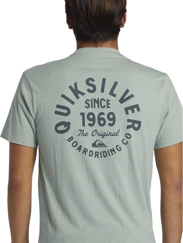 Quiksilver Men's Circled Script Tee Shirt in Saudi Arabia