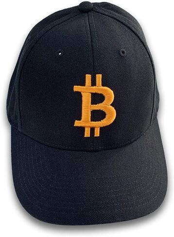 بي تي سي يونيفيرس قبعة بيسبول بكباس خلفي من بيتكوين، اسود مع تطريز منفوخ ثلاثي الابعاد برتقالي مقاس واحد، اسود، مقاس واحد in Kuwait