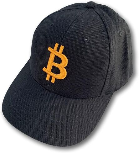 بي تي سي يونيفيرس قبعة بيسبول بكباس خلفي من بيتكوين، اسود مع تطريز منفوخ ثلاثي الابعاد برتقالي مقاس واحد، اسود، مقاس واحد in Kuwait