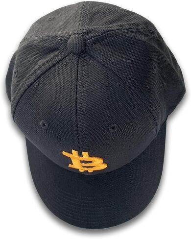 بي تي سي يونيفيرس قبعة بيسبول بكباس خلفي من بيتكوين، اسود مع تطريز منفوخ ثلاثي الابعاد برتقالي مقاس واحد، اسود، مقاس واحد in Kuwait
