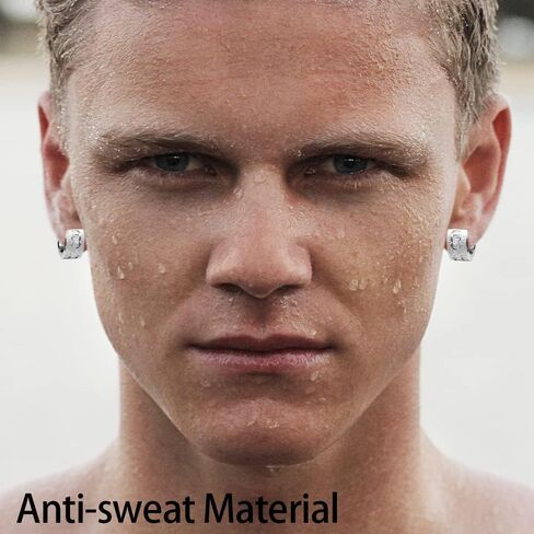 Earrings for Men,Trendy Stud Earrings,Boys Stainless Steel Earrings for Men,Small Men's Earrings,Jewellery For Male,Fashion Hoop Earrings in Saudi Arabia