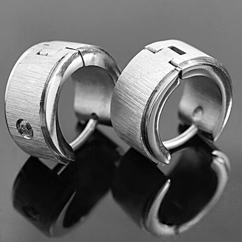 Earrings for Men,Trendy Stud Earrings,Boys Stainless Steel Earrings for Men,Small Men's Earrings,Jewellery For Male,Fashion Hoop Earrings in Saudi Arabia