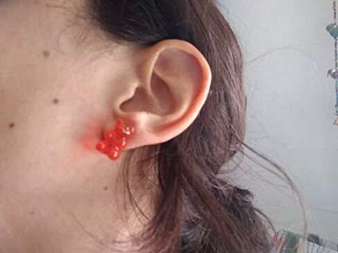 RUIZHEN Colorful Creative Cute Mini Gummy Bear Stud Earrings for Girls 3 Pairs in Saudi Arabia