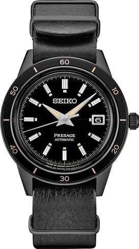 SEIKO Men's SRPH95 Presage, Black in Saudi Arabia