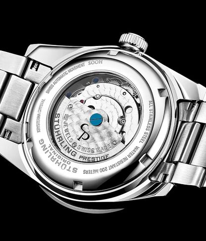 Stuhrling Original Swiss Automatic Datemaster Heritage 1004 44mm Watch in Saudi Arabia