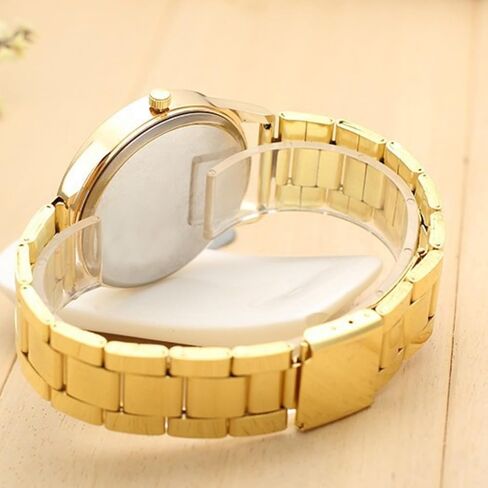 Leatrom Fashion Simple Watch for Men and Women, Three Circles Decoraton Pointers Roman Numeral Dial, Easy to Read Time Analog Quartz Watch in Saudi Arabia